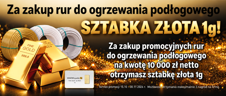 Rury SZTABKA ZŁOTA